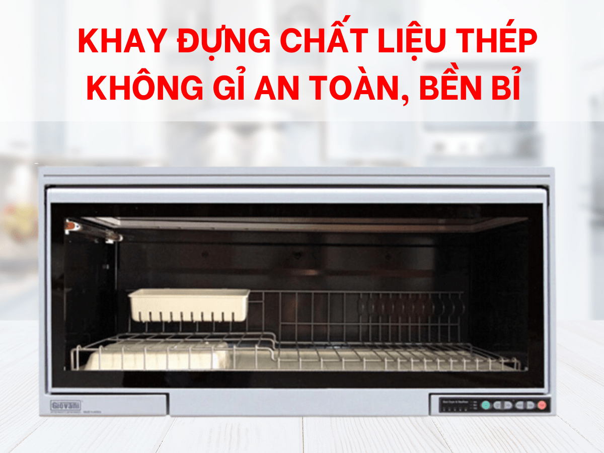 Máy sấy chén bát Giovani G-802S