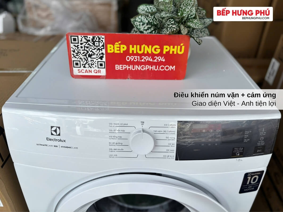 may say electrolux edv904h3wc 9kg 3