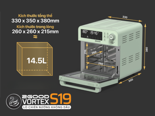 Nồi chiên không dầu 2GOOD S-19 (14.5L)