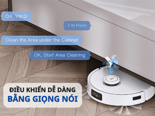 Robot Ecovacs Deebot T10 Turbo lực hút mạnh mẽ, dung lượng pin lớn