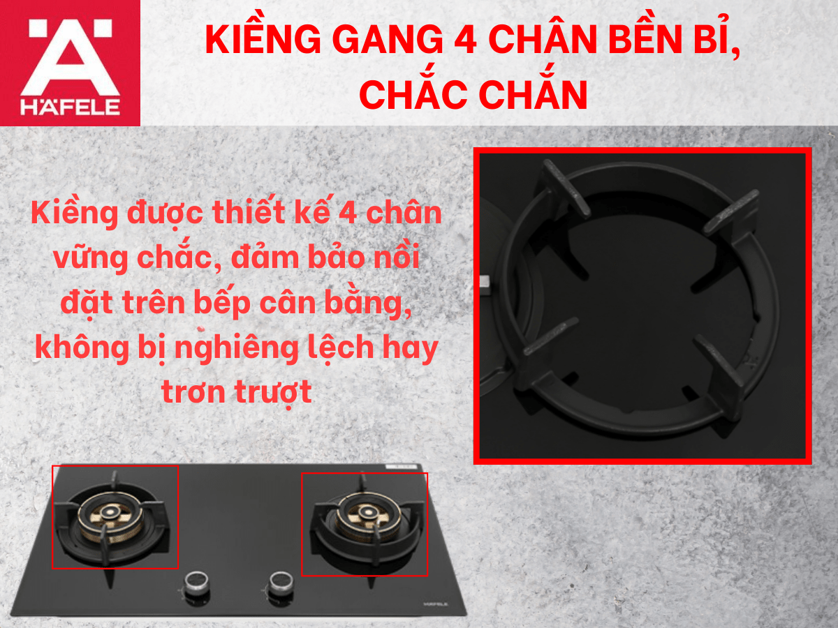 Bếp gas Hafele HC-G782B (538.66.507)