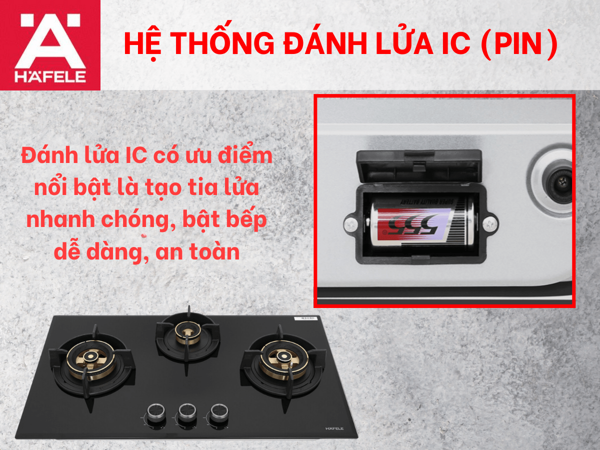 Bếp gas Hafele HC-G783B (538.66.477)