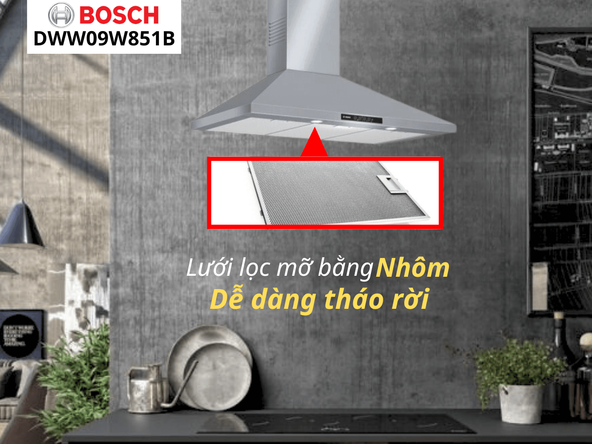 Máy hút mùi Bosch DWW09W851B