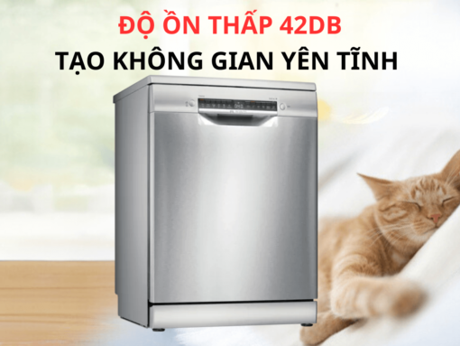 Động cơ không chổi than EcoSilence Drive, độ ồn thấp 42dB