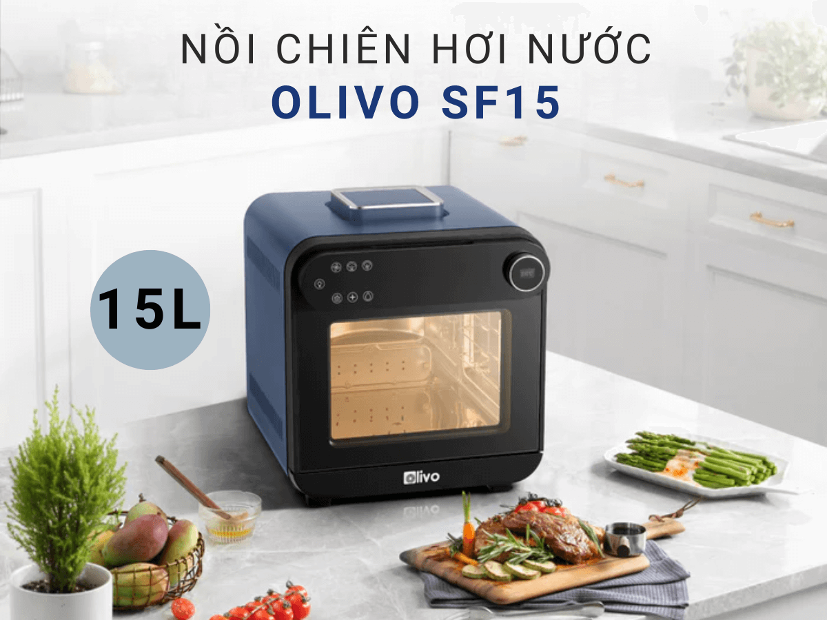 Nồi chiên hơi nước Olivo SF15