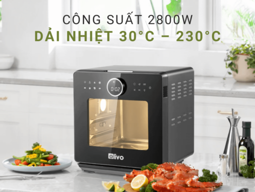 Nồi chiên hơi nước Olivo SF16 Pro