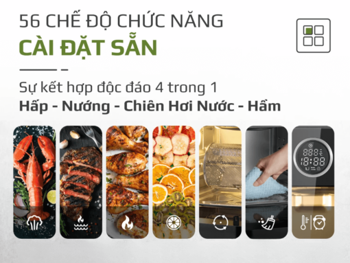 Nồi chiên hơi nước Olivo SF16 Pro