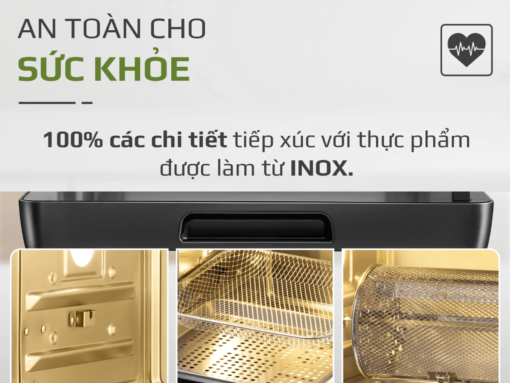 Nồi chiên hơi nước Olivo SF16 Pro