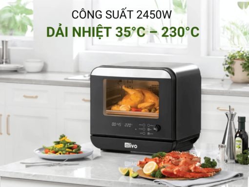 nồi chiên hơi nước olivo sf18 (2) Nồi chiên hơi nước Olivo SF18