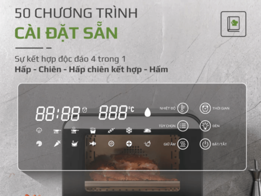 nồi chiên hơi nước olivo sf18 (3) Nồi chiên hơi nước Olivo SF18