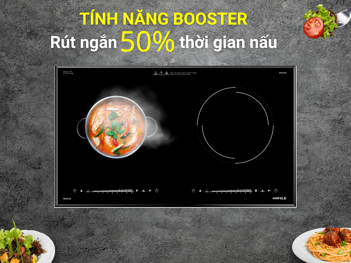 Tính năng gia nhiệt nhanh Booster