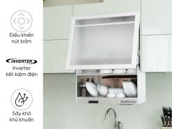 Giá chén đĩa nâng hạ điện có sấy Garis ML06.9H