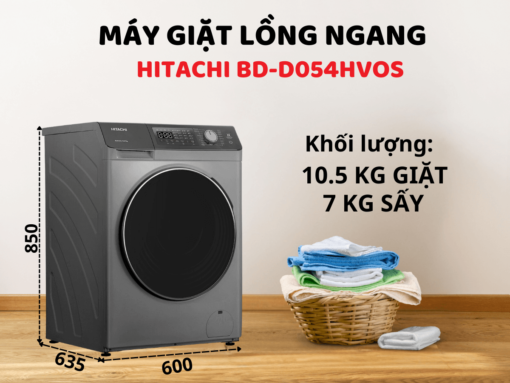 Máy giặt sấy Hitachi BD-D1054HVOS