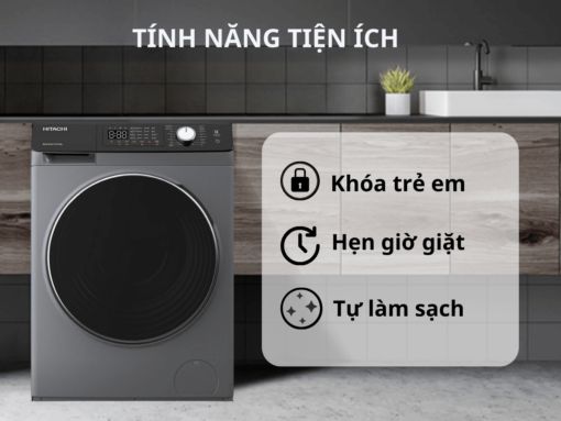 Máy giặt sấy Hitachi BD-D1054HVOS