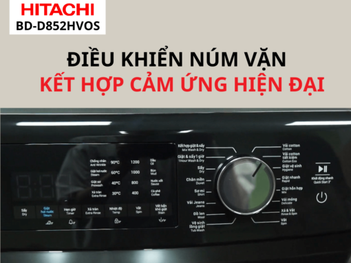 máy giặt sấy hitachi bd-d852hvos