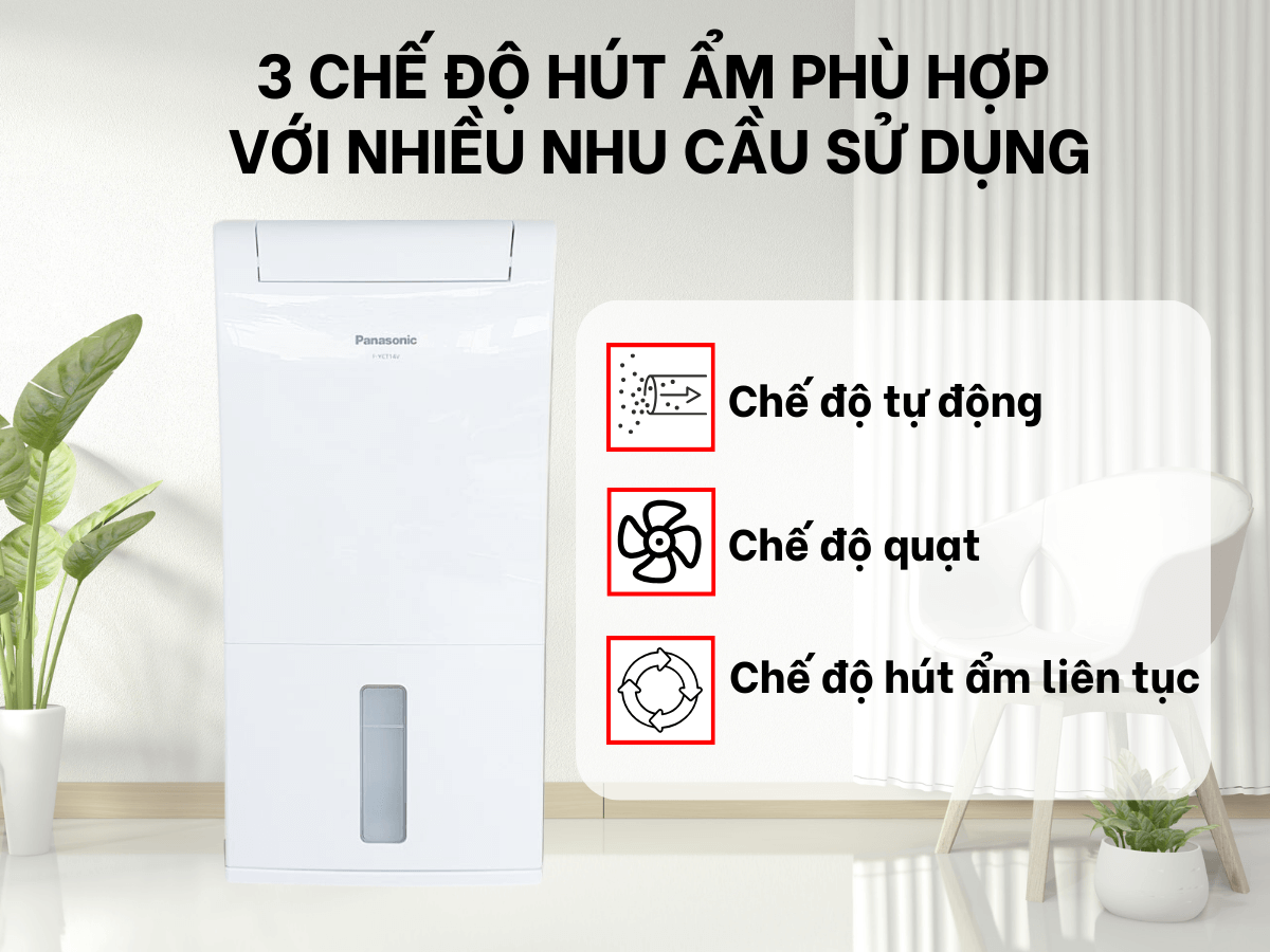 Máy hút ẩm Panasonic F-YCT14V