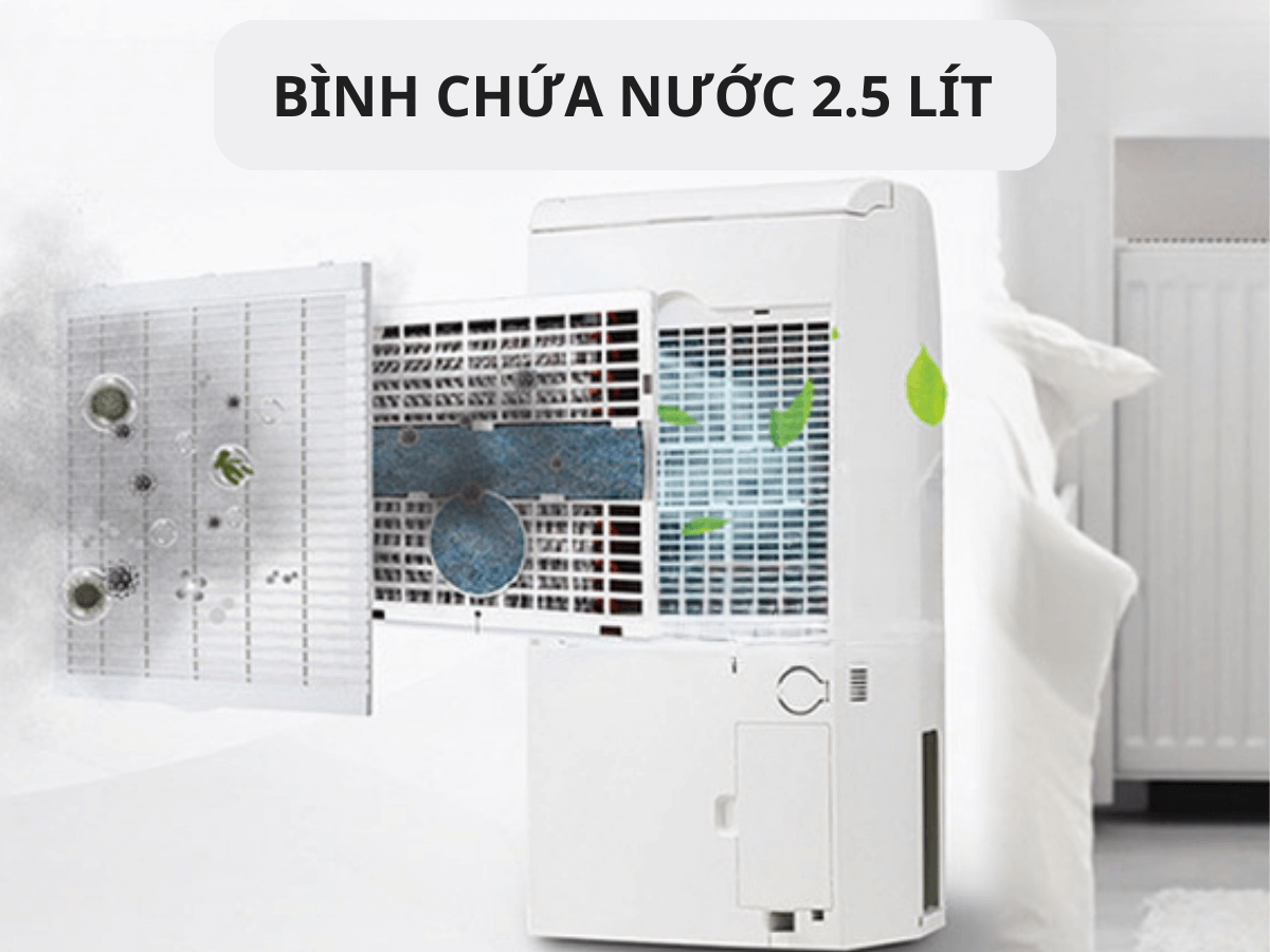 Máy hút ẩm Panasonic F-YCT14V