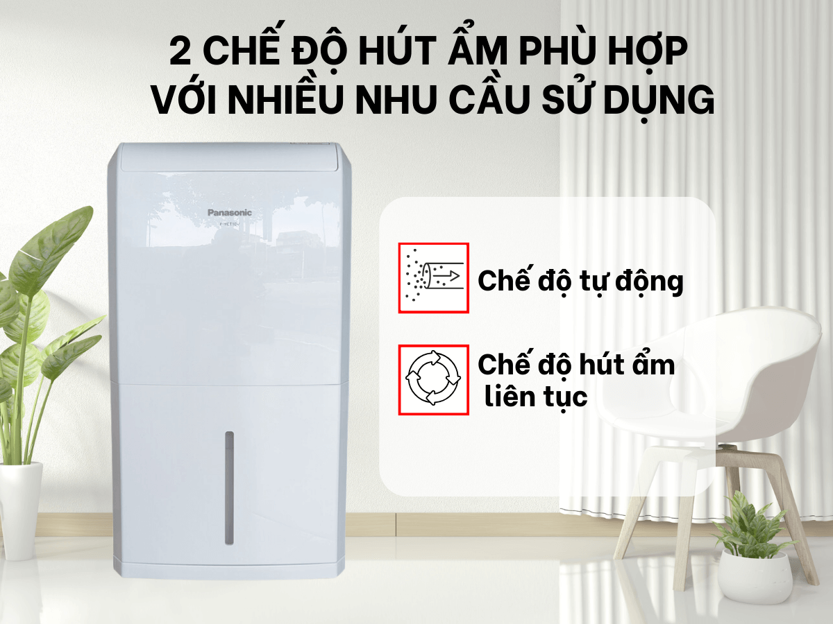 máy hút ẩm panasonic f‑yct10v