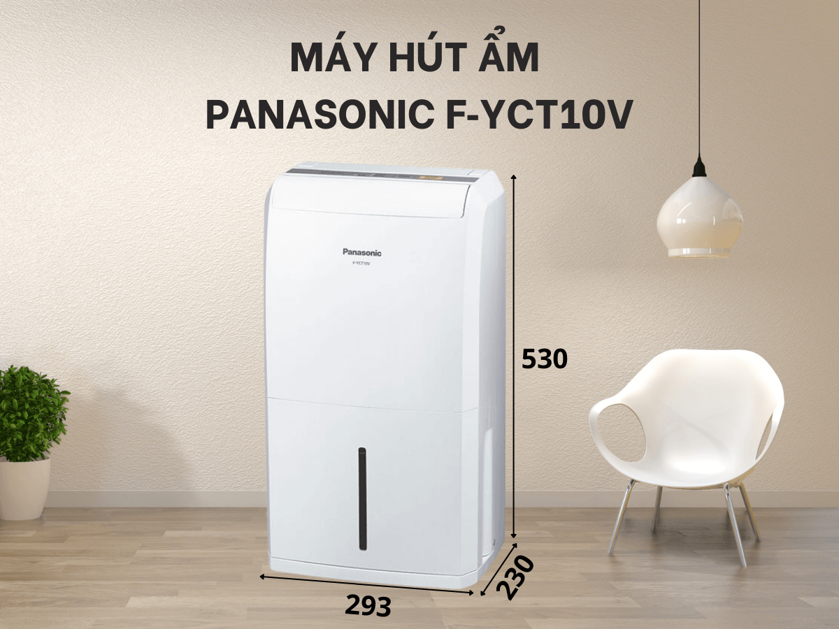 máy hút ẩm panasonic f‑yct10v