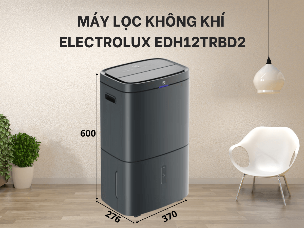 Máy hút ẩm và lọc không khí Electrolux EDH12TRBD2