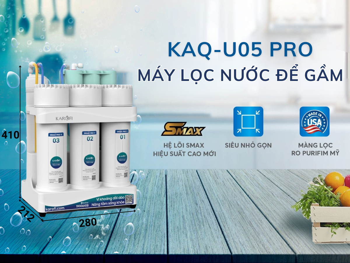 máy lọc nước karofi kaq-u05 pro