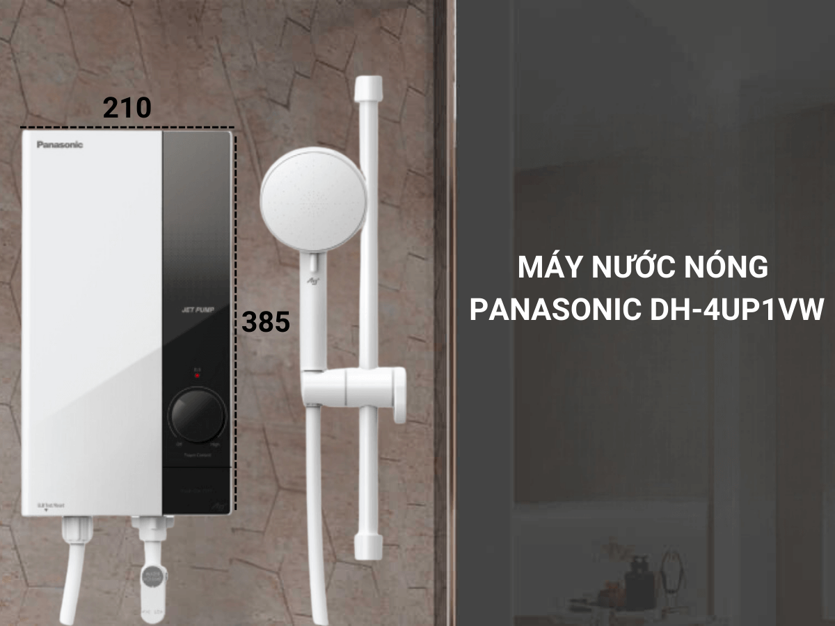 máy nước nóng panasonic dh-4up1vw