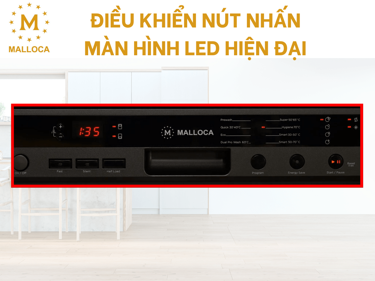 Máy rửa chén Malloca MDW10-BS08FS may rua chen malloca mdw10 bs08fs 4