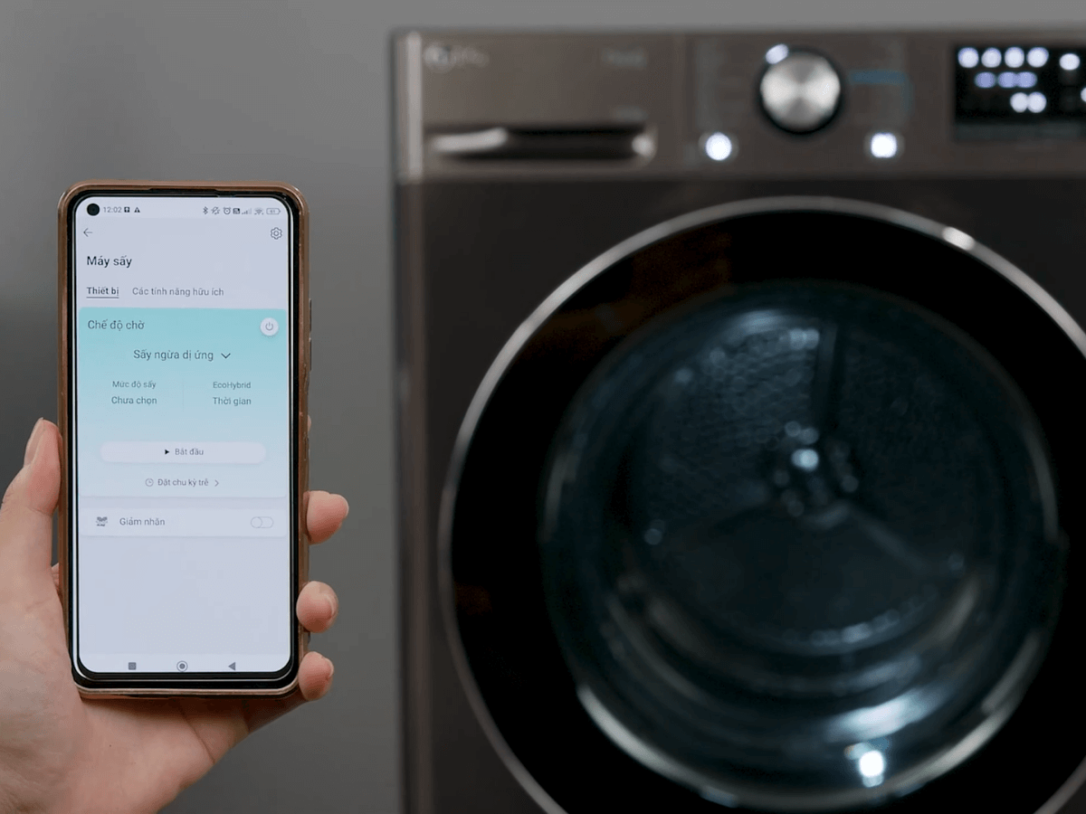 Máy sấy LG DVHP50B