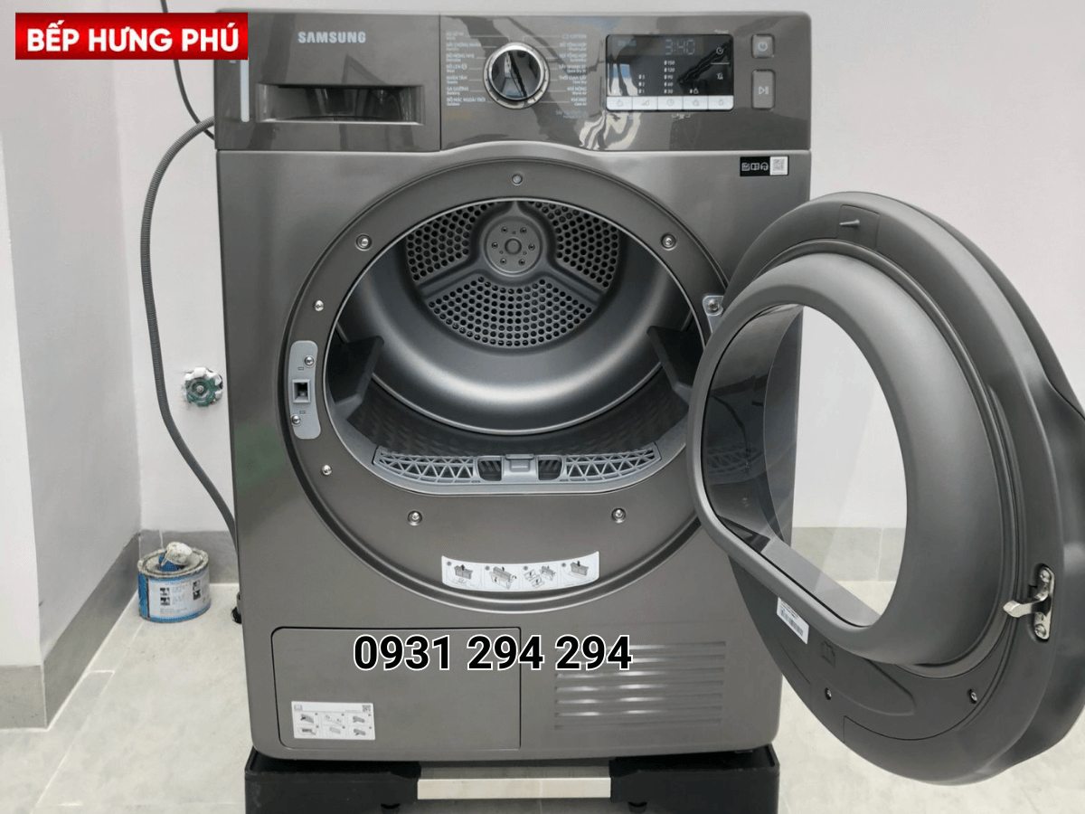 Máy sấy Samsung DV90TA240AX/SV