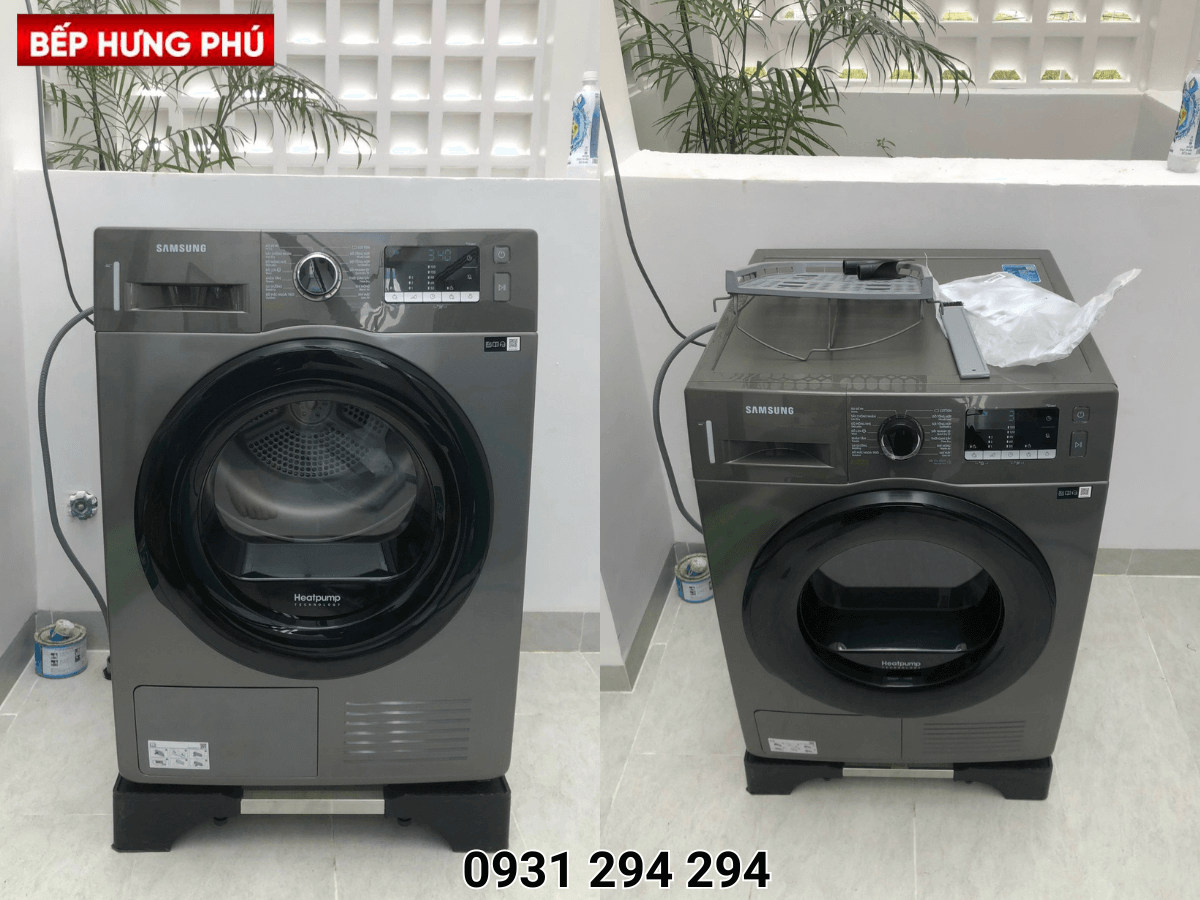 Máy sấy Samsung DV90TA240AX/SV