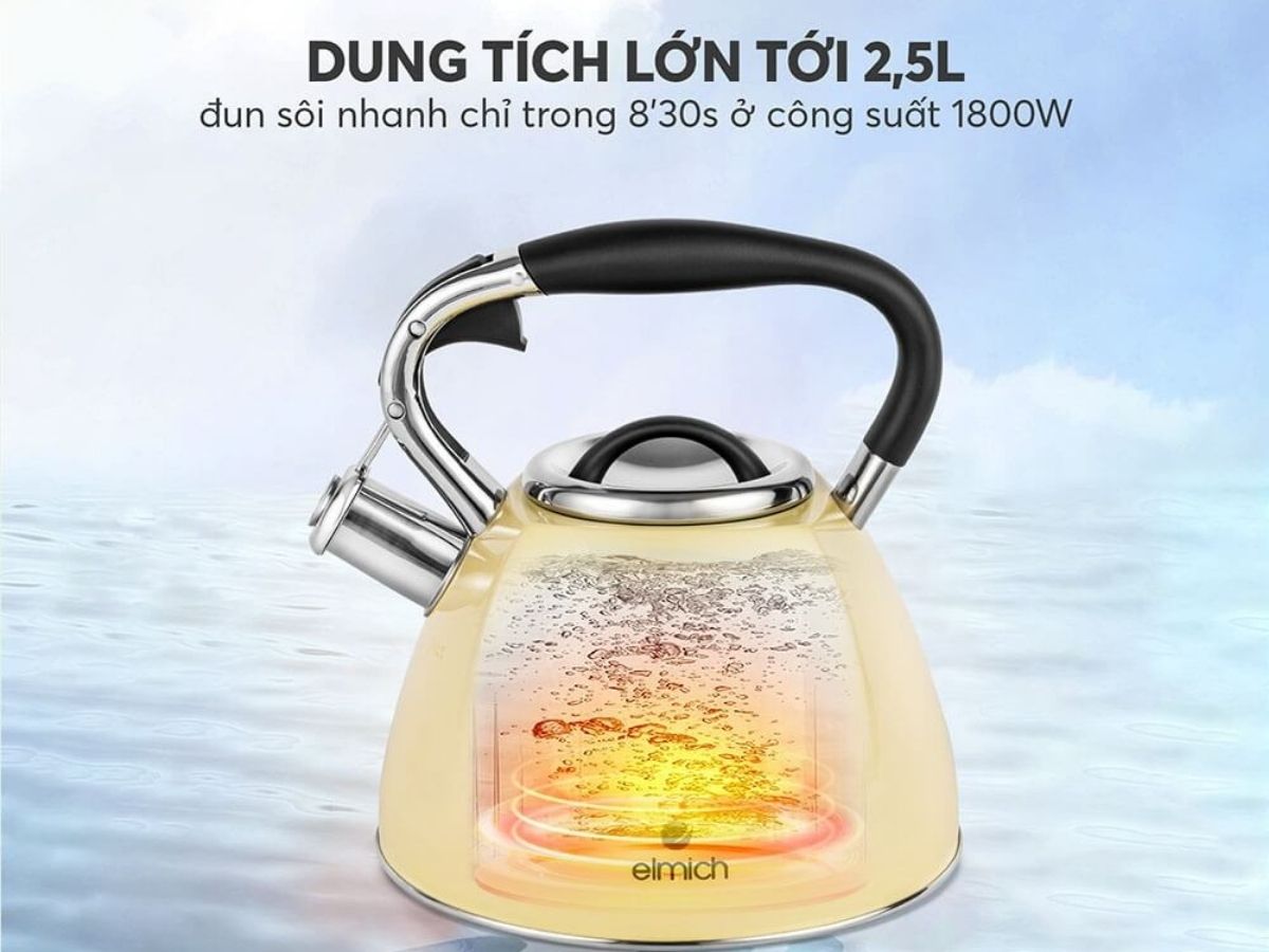 ấm đun nước inox elmich el8281