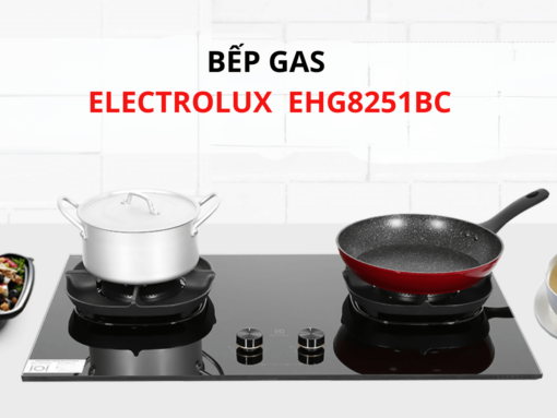 Bếp gas Electrolux EHG8251BC thiết kế lắp âm sang trọng