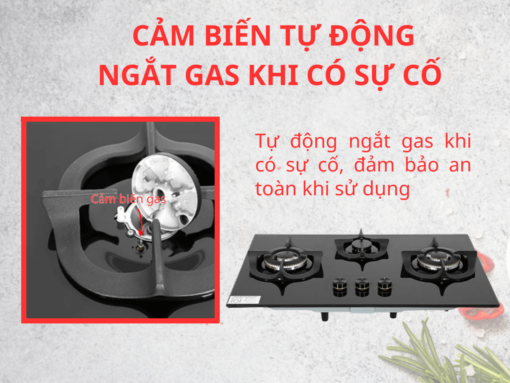 Cảm ứng ngắt gas tự động an toàn