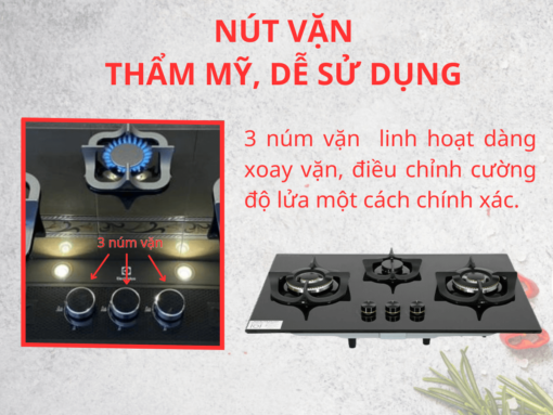 Núm vặn thẩm mỹ, dễ sử dụng