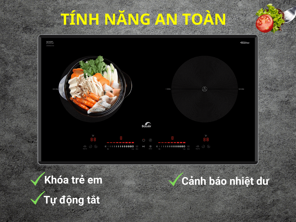 Bếp từ Bauer BE 59GTA