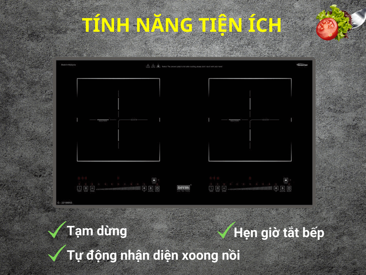 Bếp từ Giovani G-2218 MAS