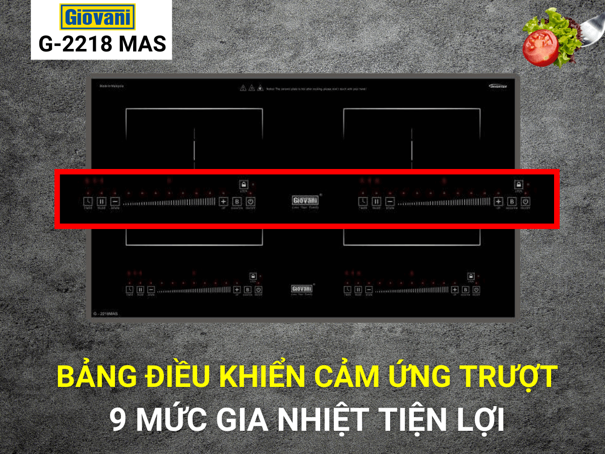 Bếp từ Giovani G-2218 MAS