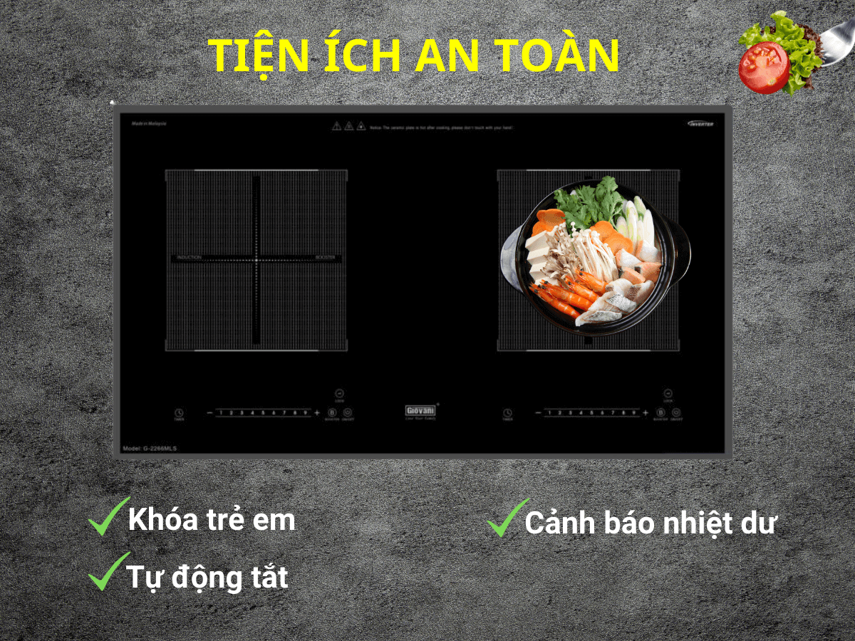 Tính năng an toàn bảo vệ cho cả gia đình