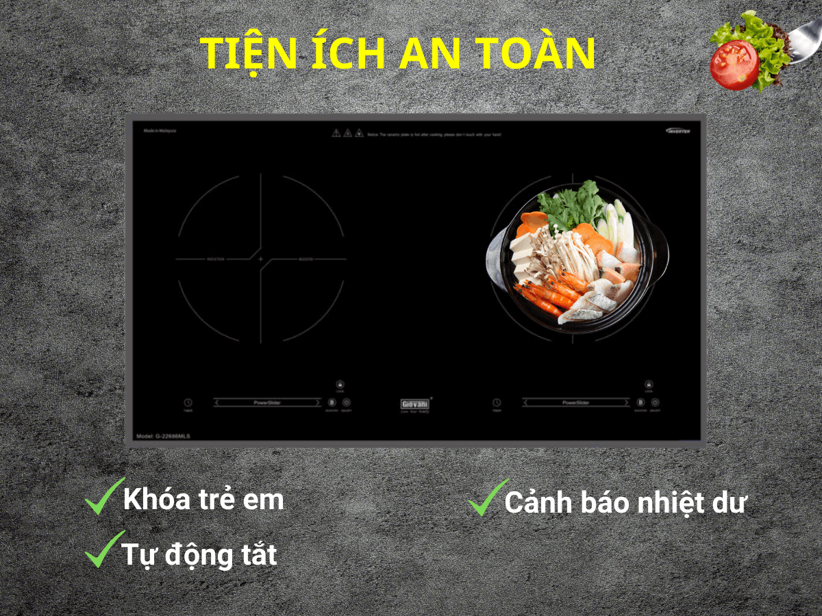 Tính năng an toàn bảo vệ cho cả gia đình