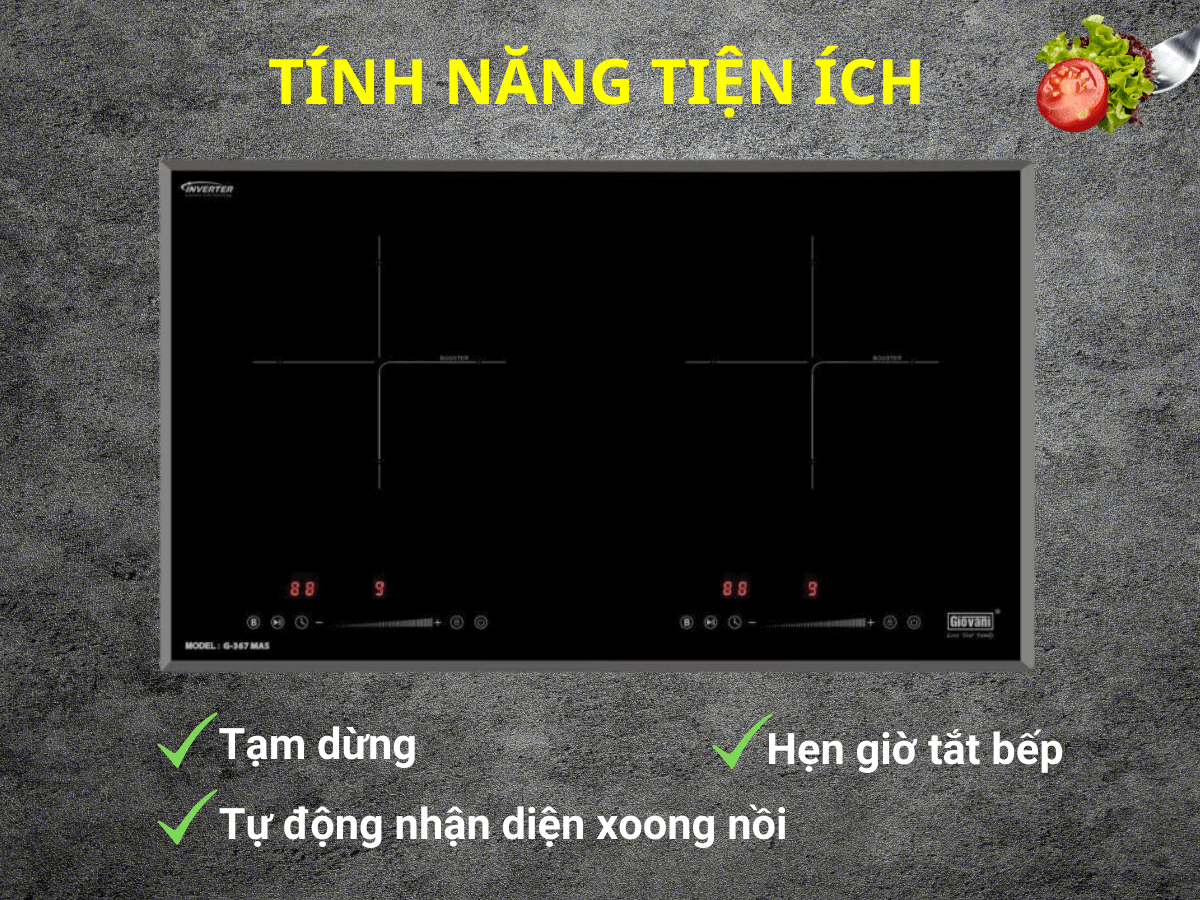 Bếp từ Giovani G-367 MAS