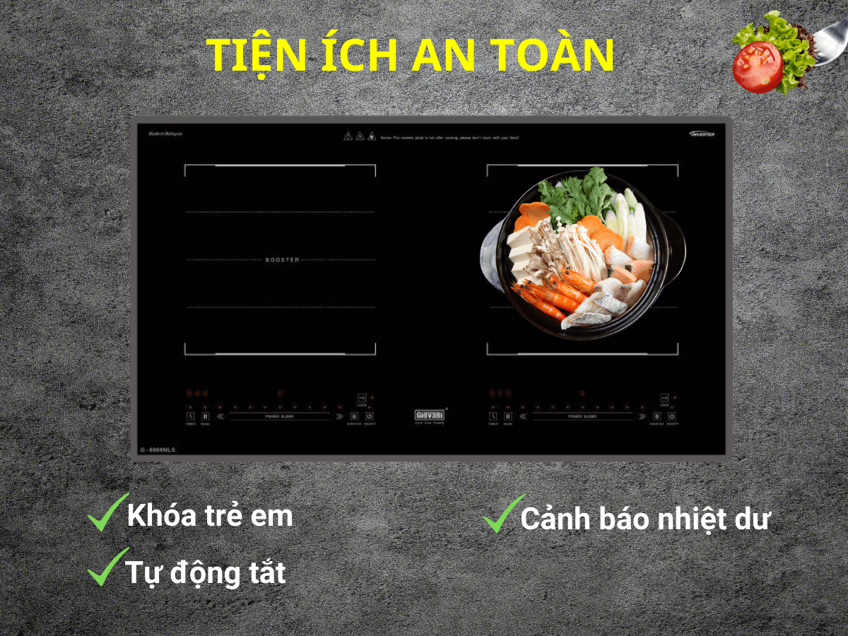 Tính năng an toàn bảo vệ cho cả gia đình