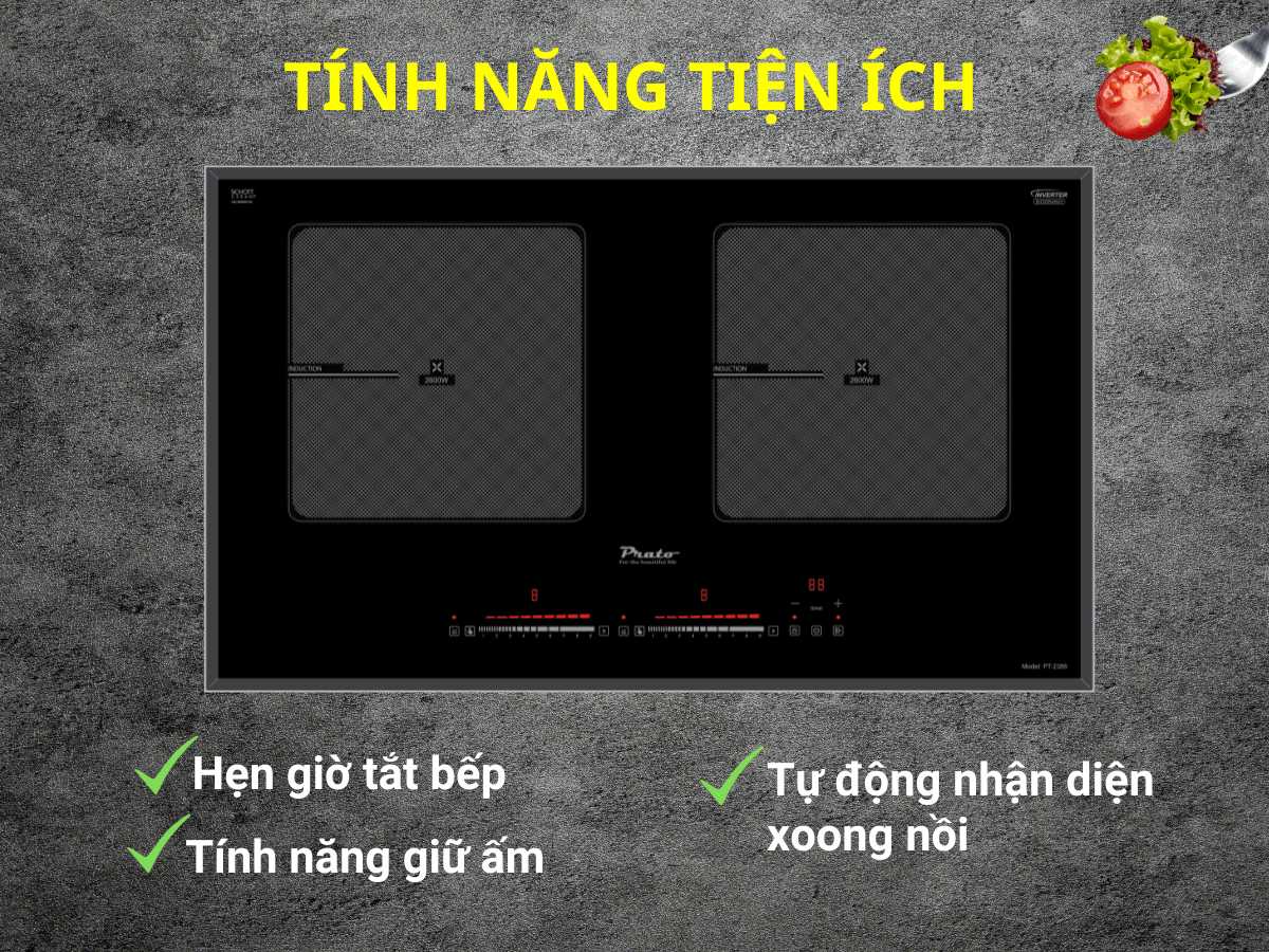 Bếp từ Prato PT-2386