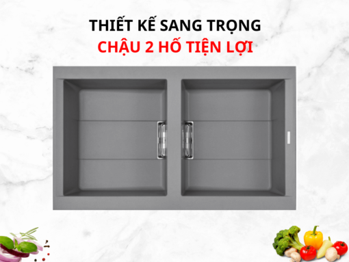 Chậu đá Malloca SMART K-450