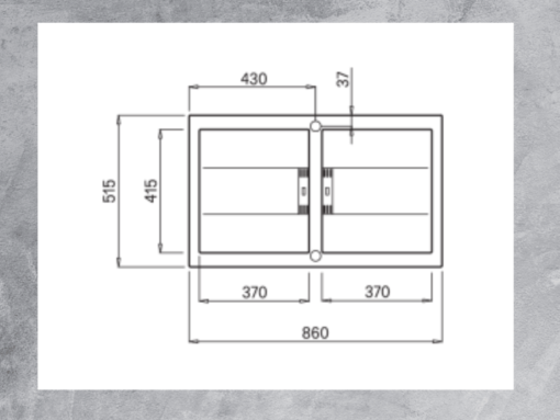 Chậu đá Malloca SMART K-450