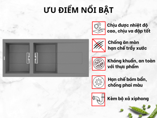 Ưu điểm nổi bật của Chậu Malloca SMART K-500