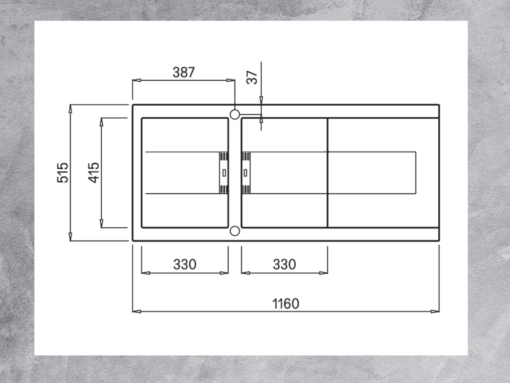 Kích thước chậu và kích thước lắp đặt