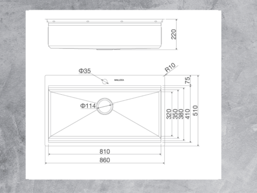Kích thước chậu và kích thước lắp đặt