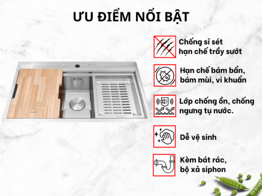 Ưu điểm nổi bật của Chậu Malloca Slide MS 861