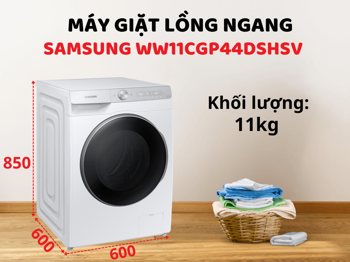 Máy giặt Samsung WW11CGP44DSHSV