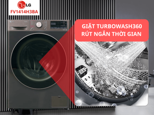 Máy giặt sấy LG FV1414H3BA
